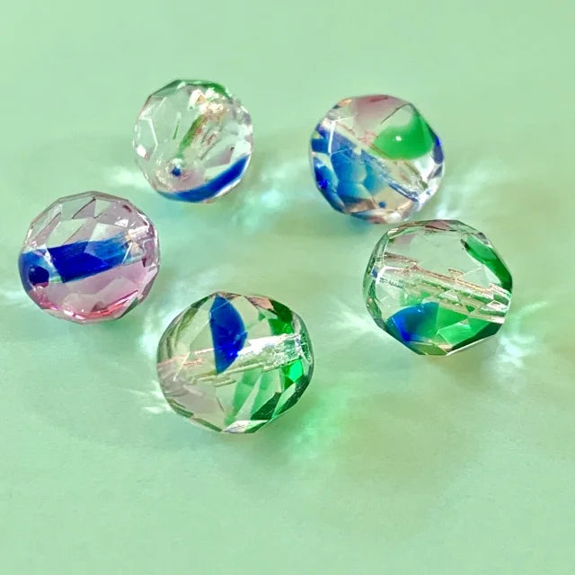 Czech Glass Beads Fire Polished Round【10/8/6 mm】