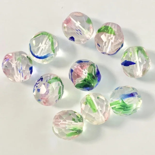 Czech Glass Beads Fire Polished Round【10/8/6 mm】