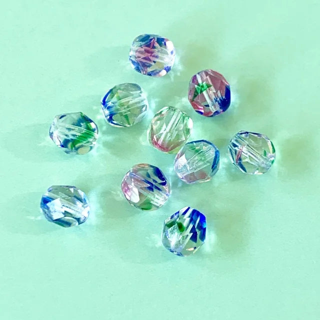 Czech Glass Beads Fire Polished Round【10/8/6 mm】