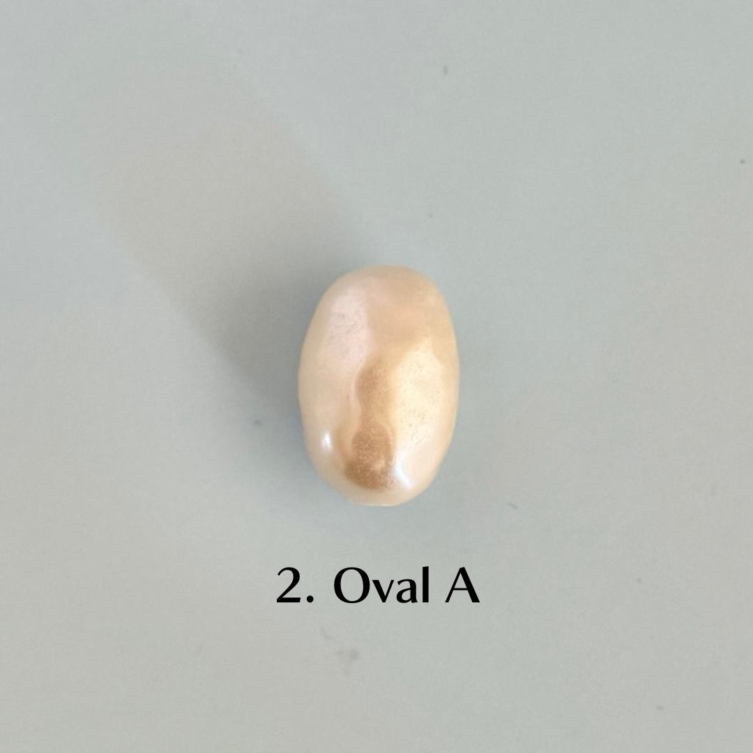 【Made in Japan】Vintage Glass Baroque Pearl Bead