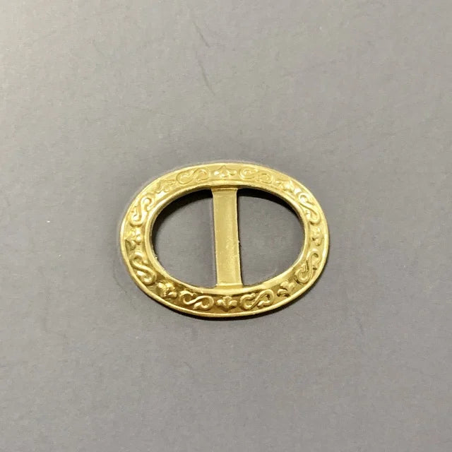 Brass Stamping Buckle Oval 17×22mm