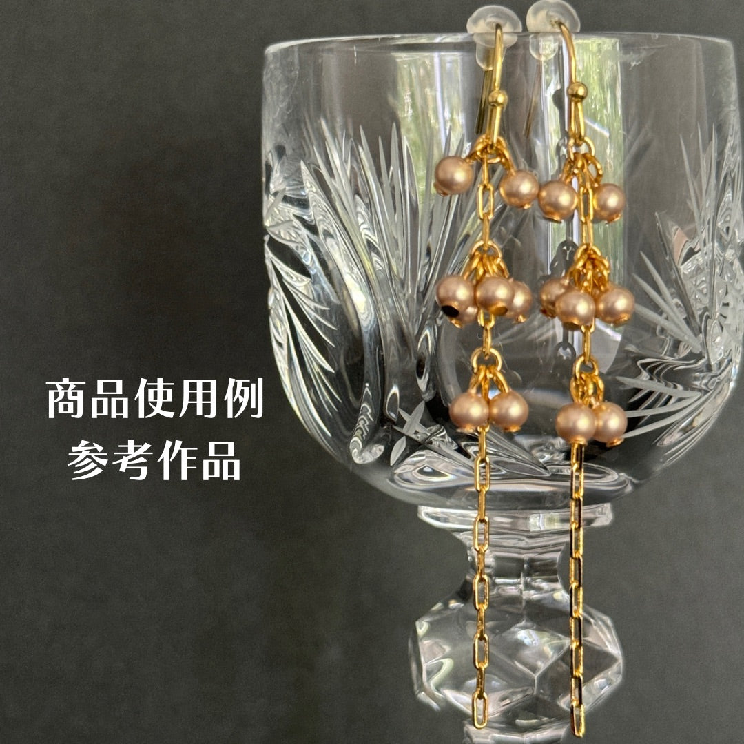 【Made in Japan】Vintage Collection ◆ 日本製 プラスチックパール・ロイヤルブラウン・ラウンド・3mm【1連 約250個】