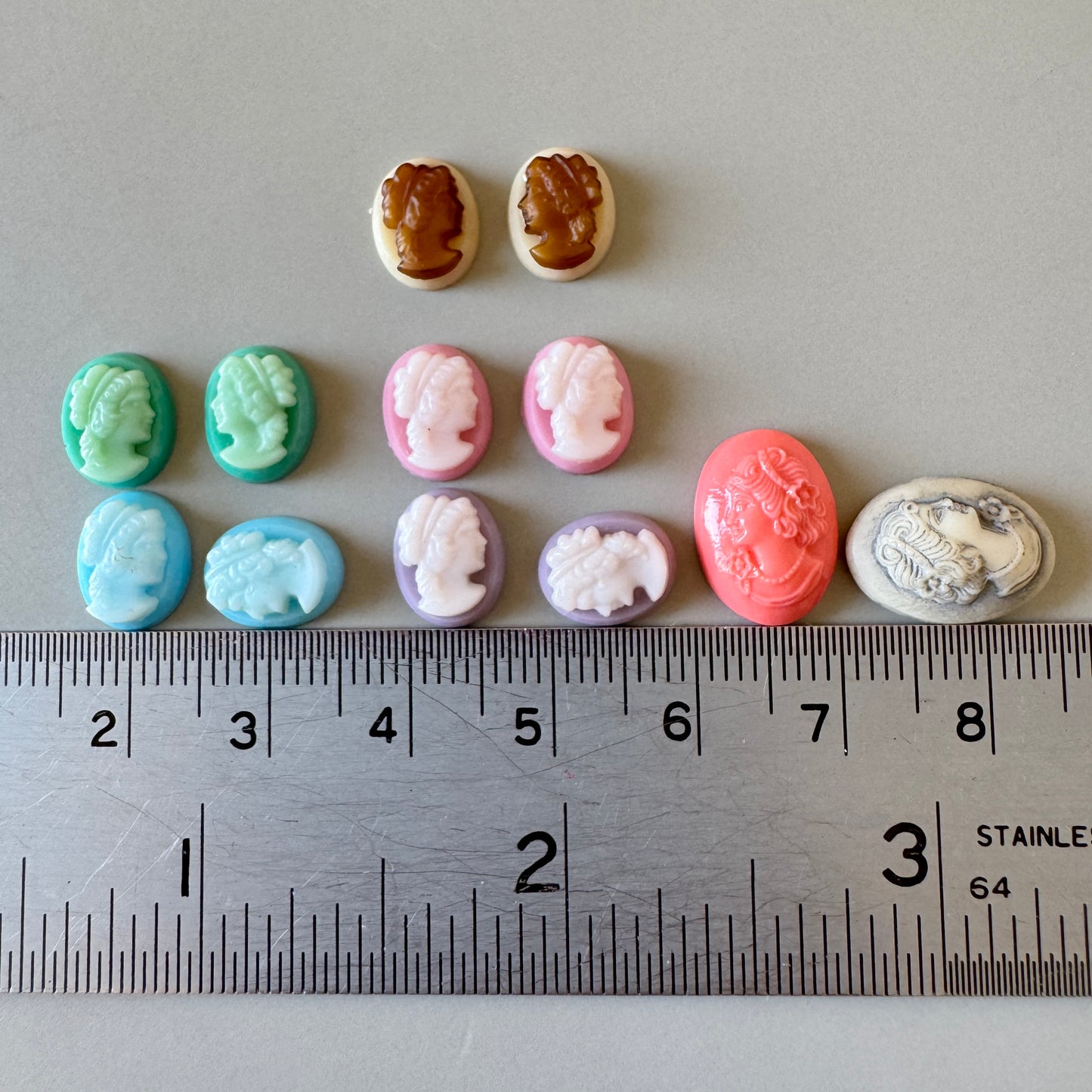 Special Set【Vintage Glass Mini Cameo Mix】26MX_157