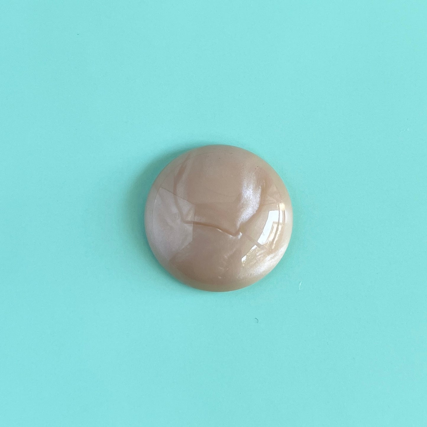 【Made in Japan】デッドストック ◆ 日本製 プラスチックカボション・マーブル・ラウンド 約21mm【全4色】