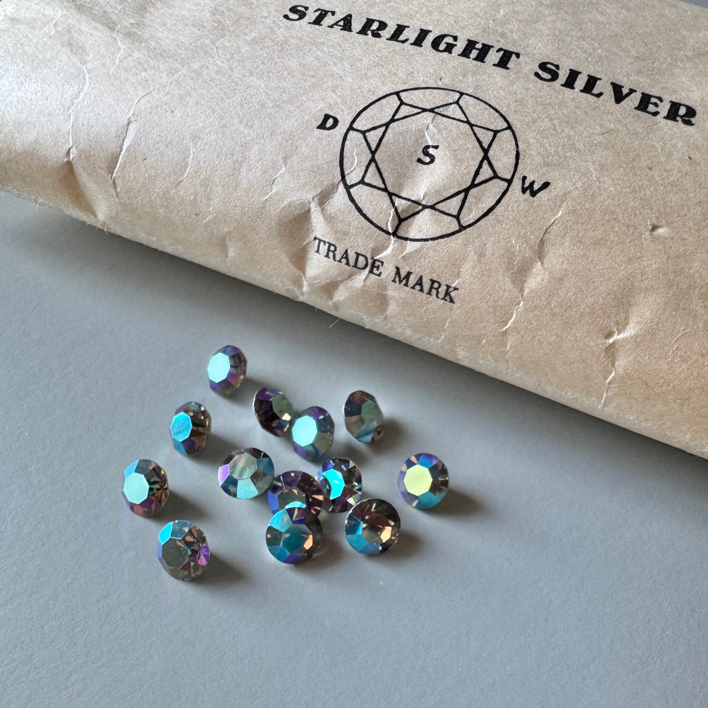 Vintage Swarovski #1100 Starlight AB 30ss 【2 pcs】