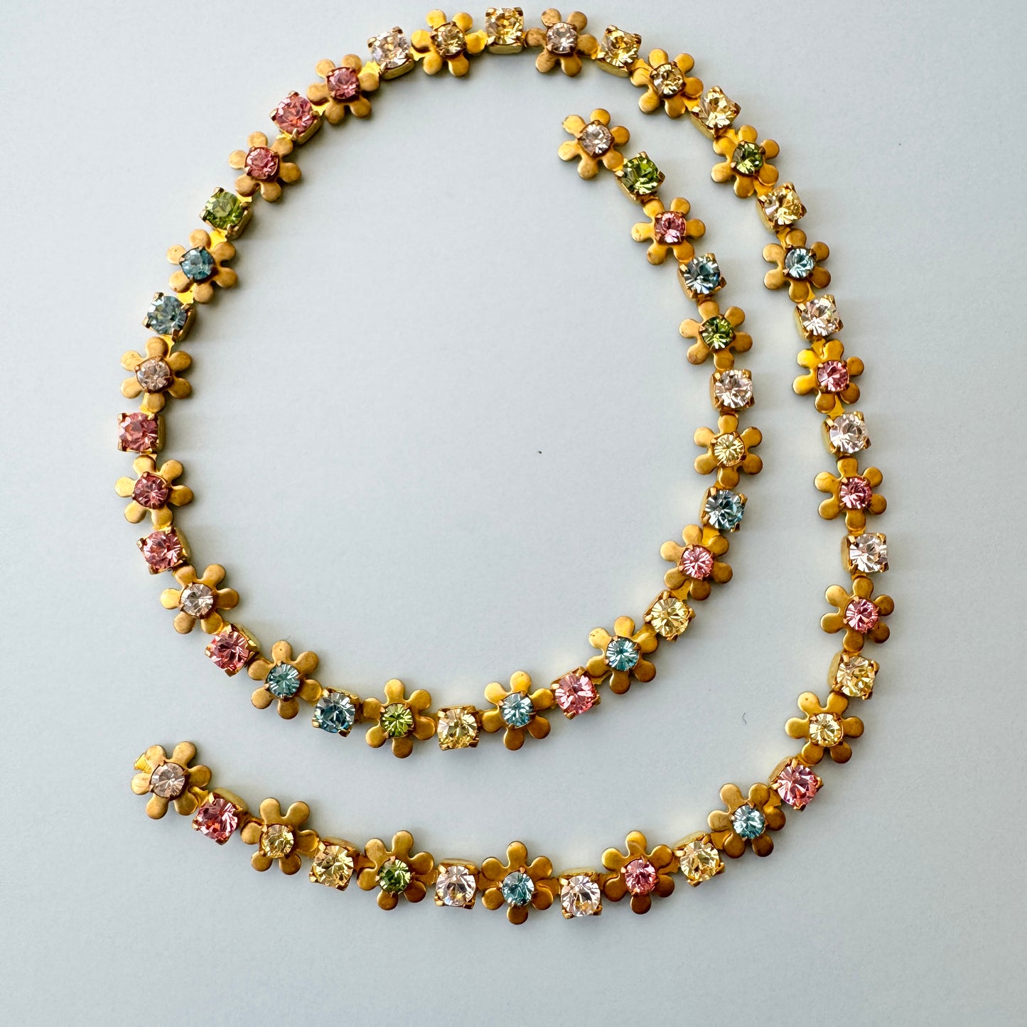 Vintage Swarovski Rhinestone Chain 30cm 【25MX_81】