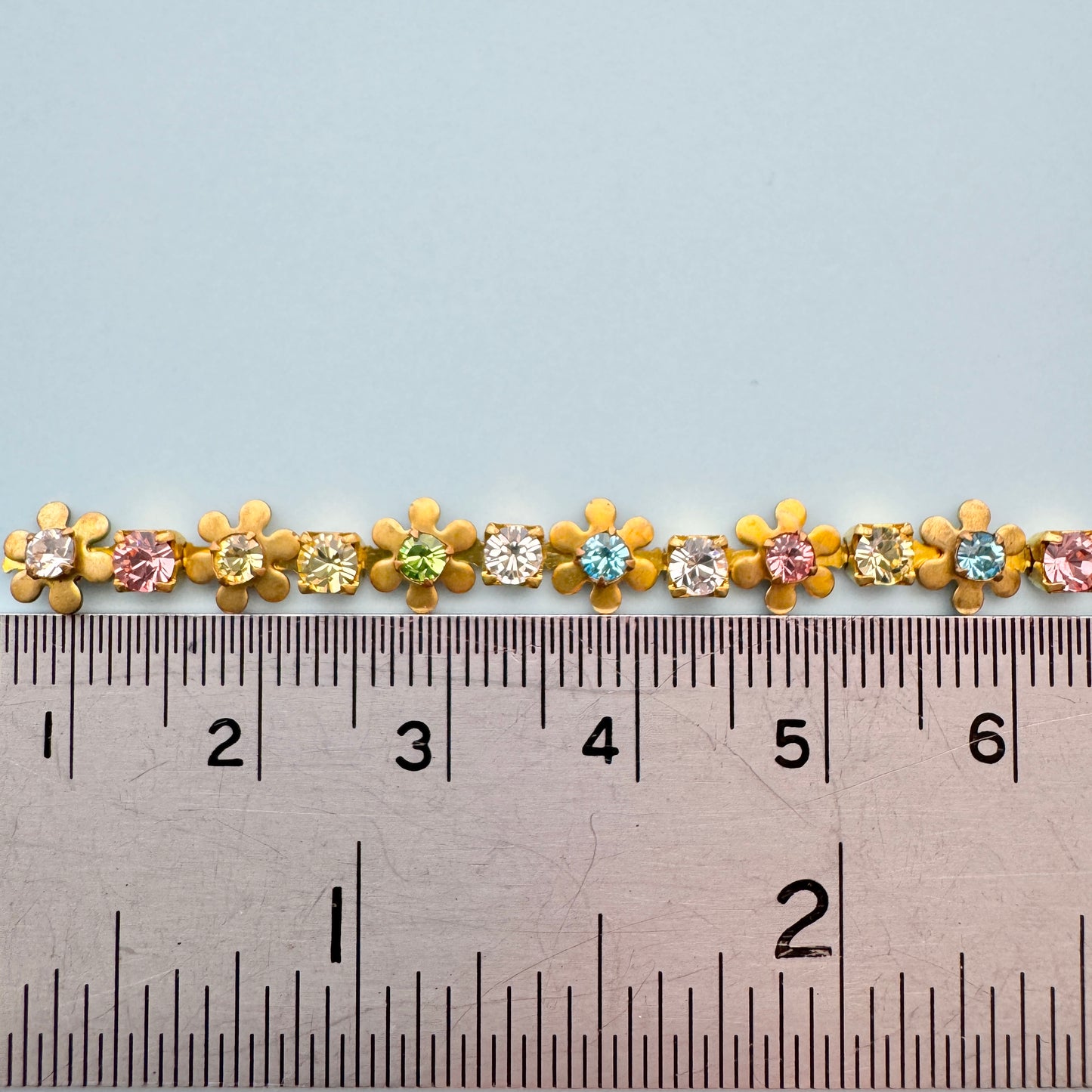 Vintage Swarovski Rhinestone Chain 30cm 【25MX_81】