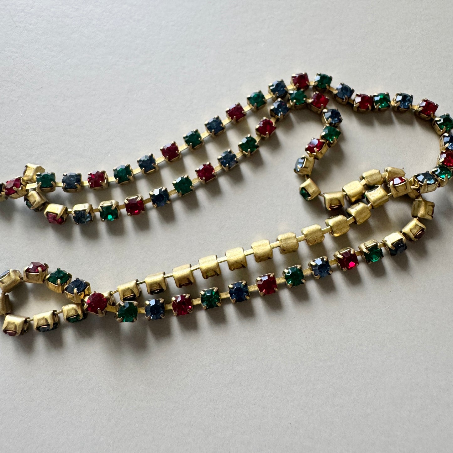 Special Set【Vintage Swarovski Rhinestone Chain Scrap 35cm】26MX_244