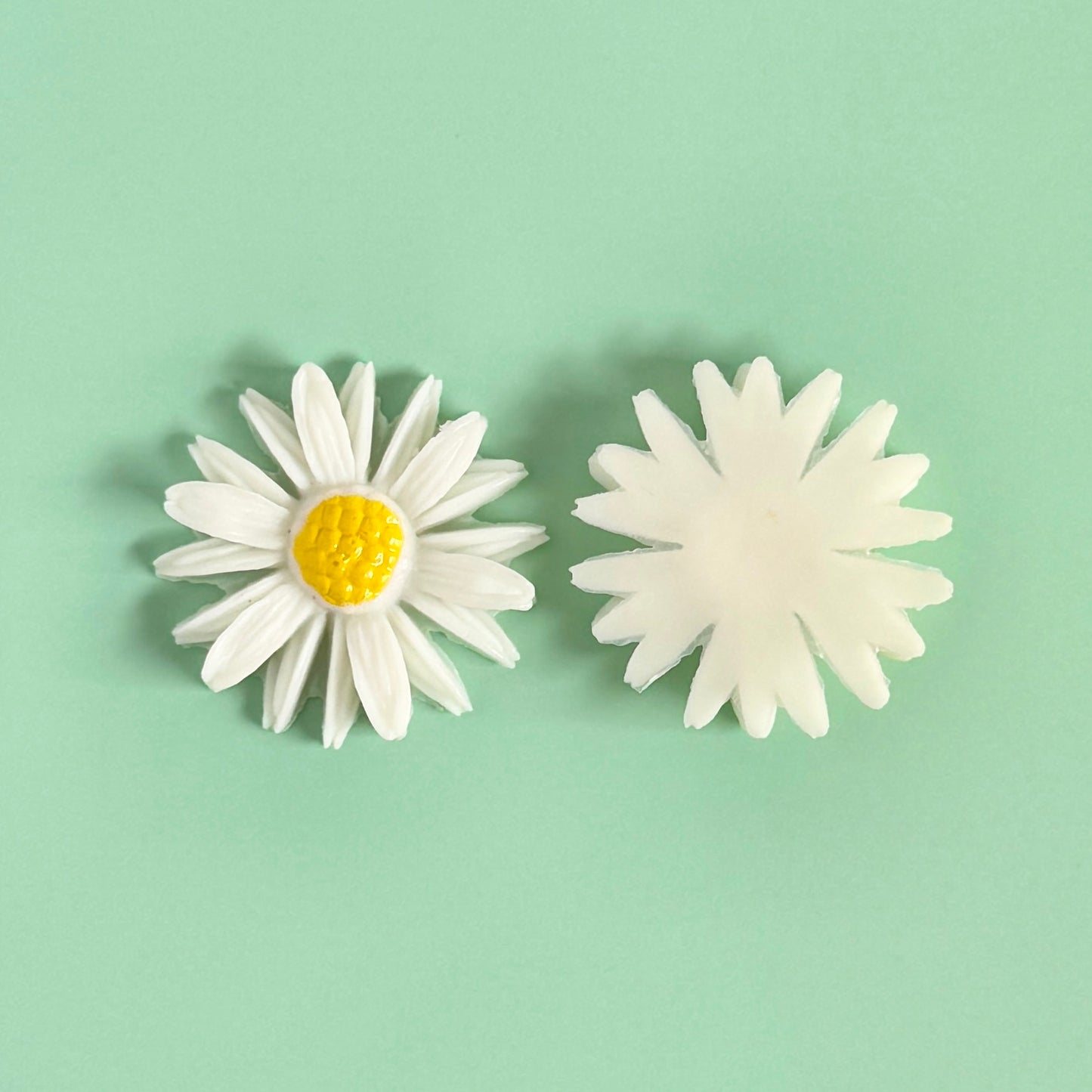 Japan Vintage Plastic Flower Daisy 26mm【2 colors】