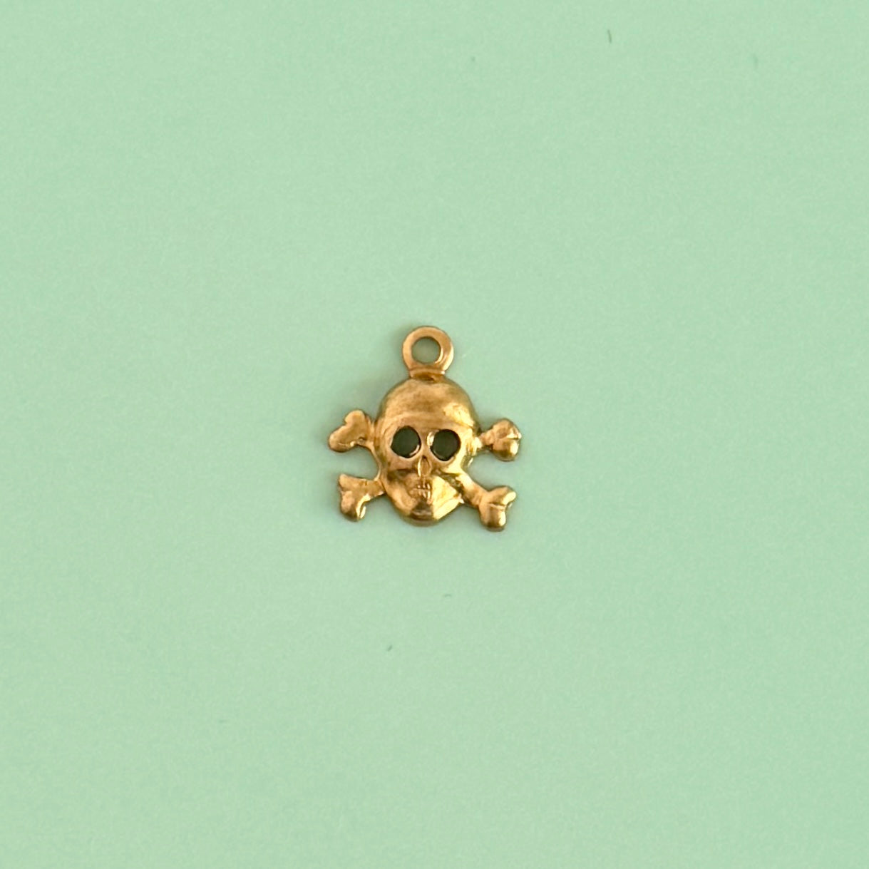 ブラスチャーム・Small Skull & Crossbone