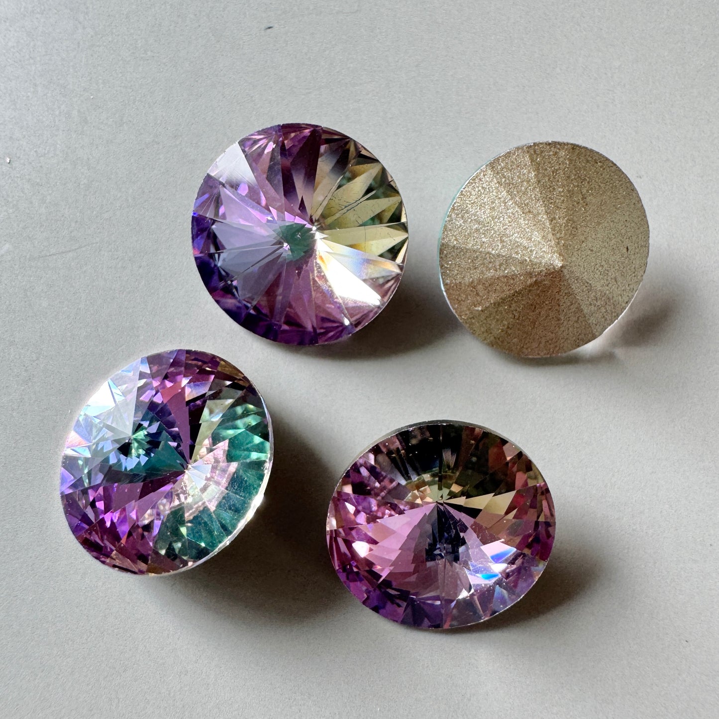Special Set【Swarovski Vitrail Light Rivoli 12mm】26MX_285