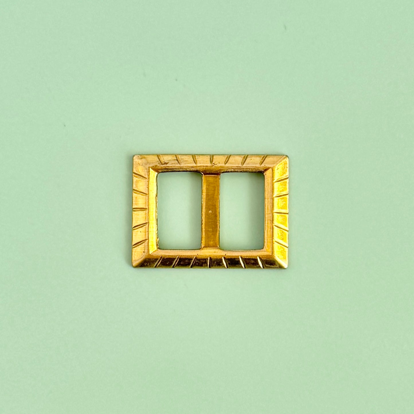 Brass Stamping Buckle Rectangle 15×21mm