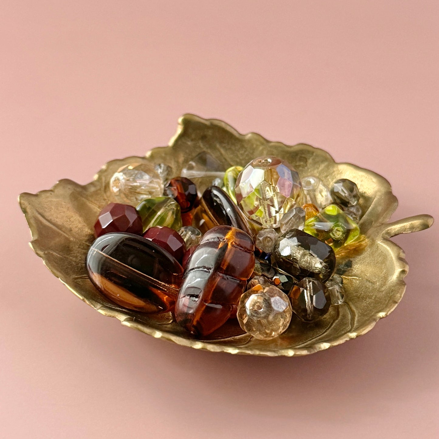 Czech Glass Beads Assort Autumn Mix 20g