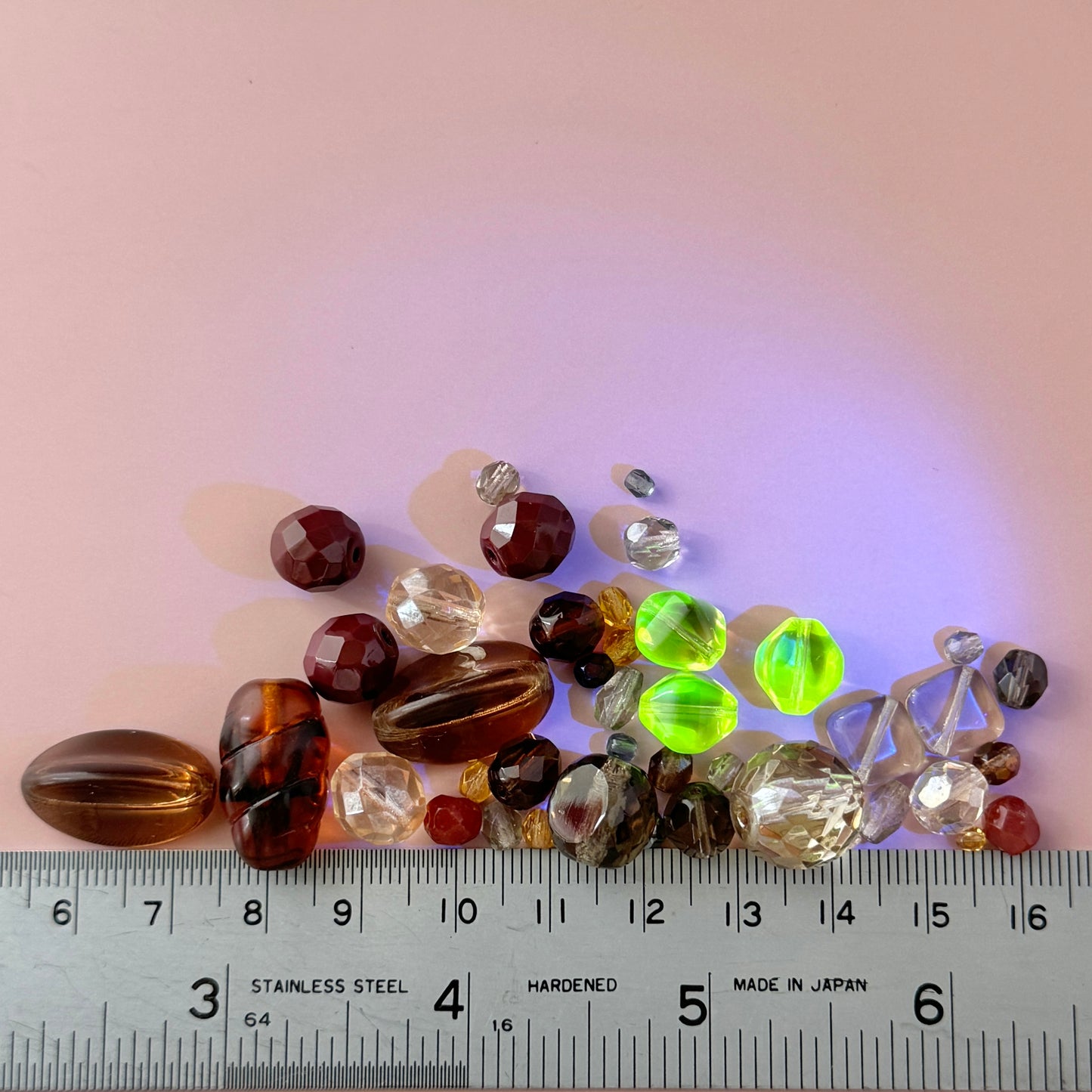 Czech Glass Beads Assort Autumn Mix 20g