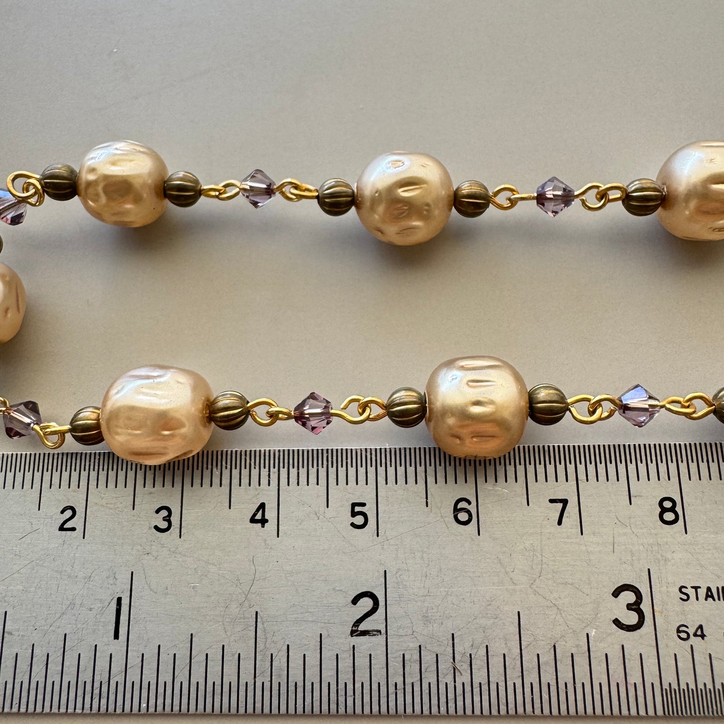 Vintage Baroque Haskell Pearl Necklace
