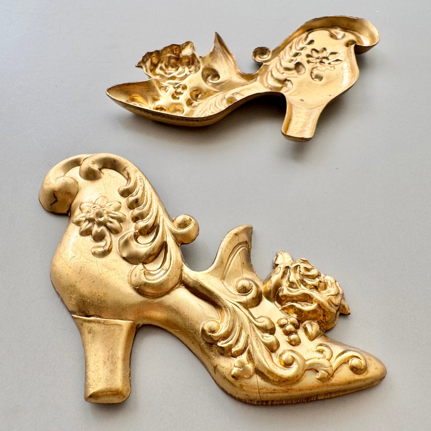 Brass Stamping Victorian Shoe 45×60mm