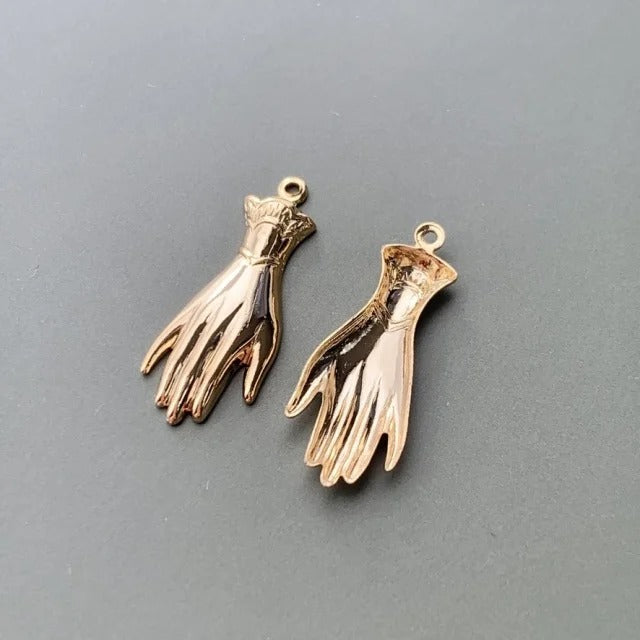 Gold Plated Charm Hand【B】