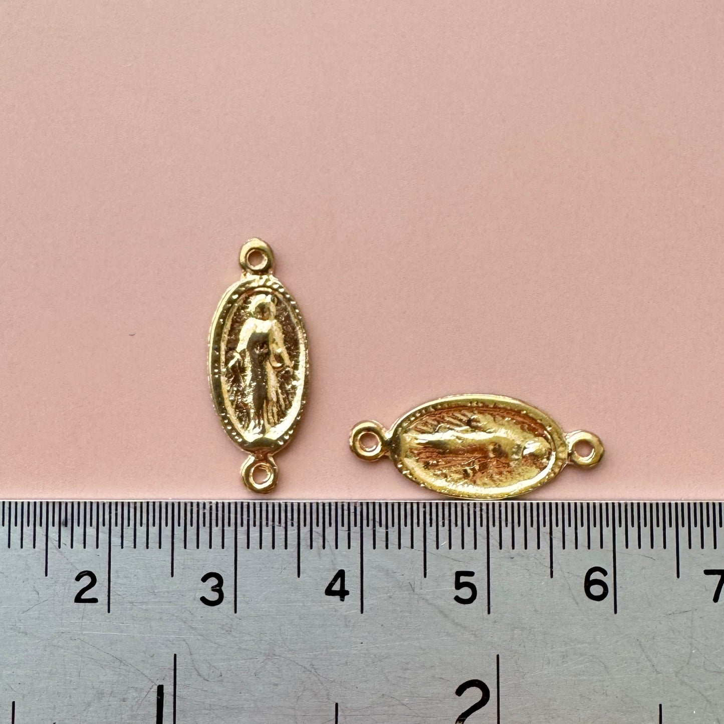 Metal Connector Maria Charm 14x8mm