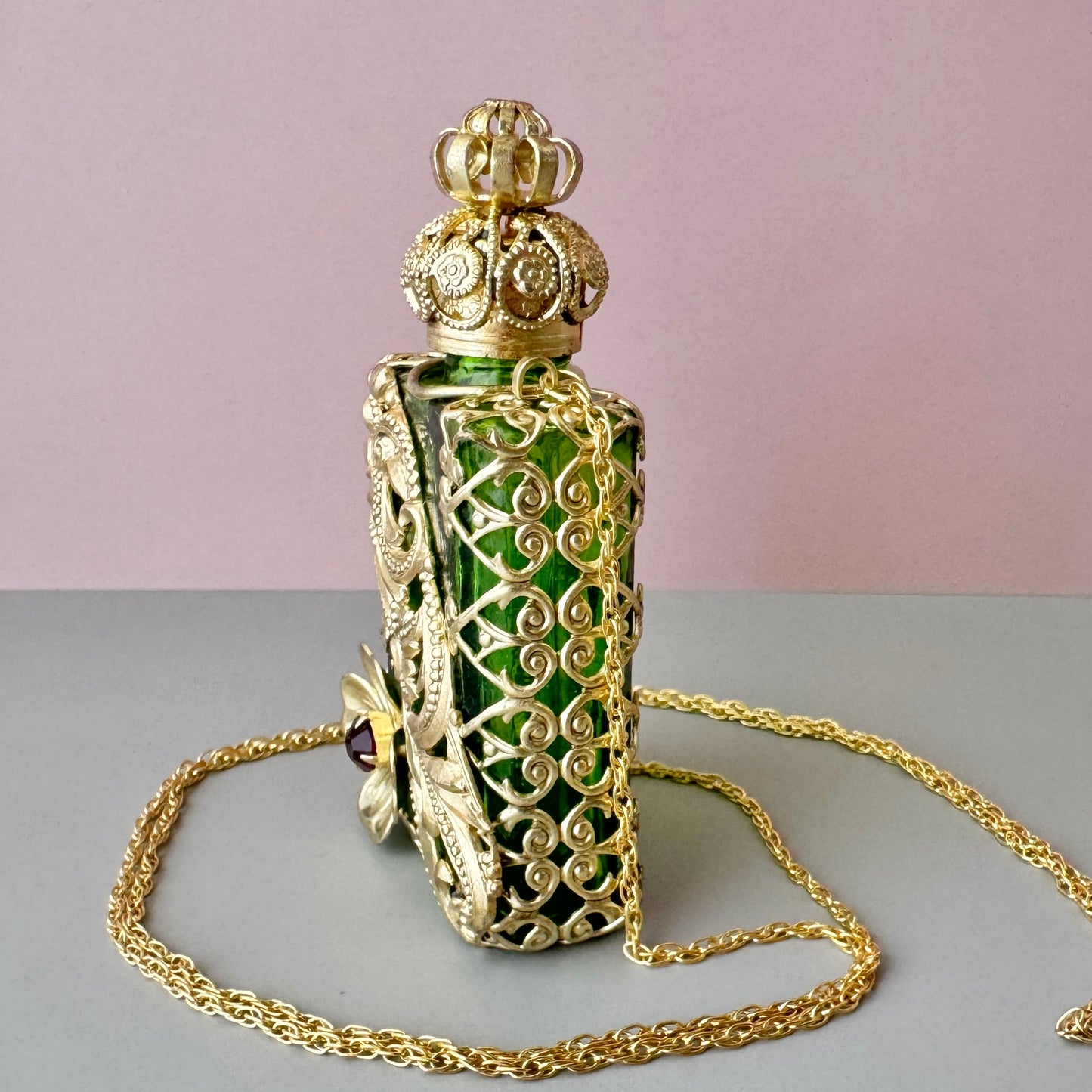 Czech Handmade Perfume Bottle 【po-0235】