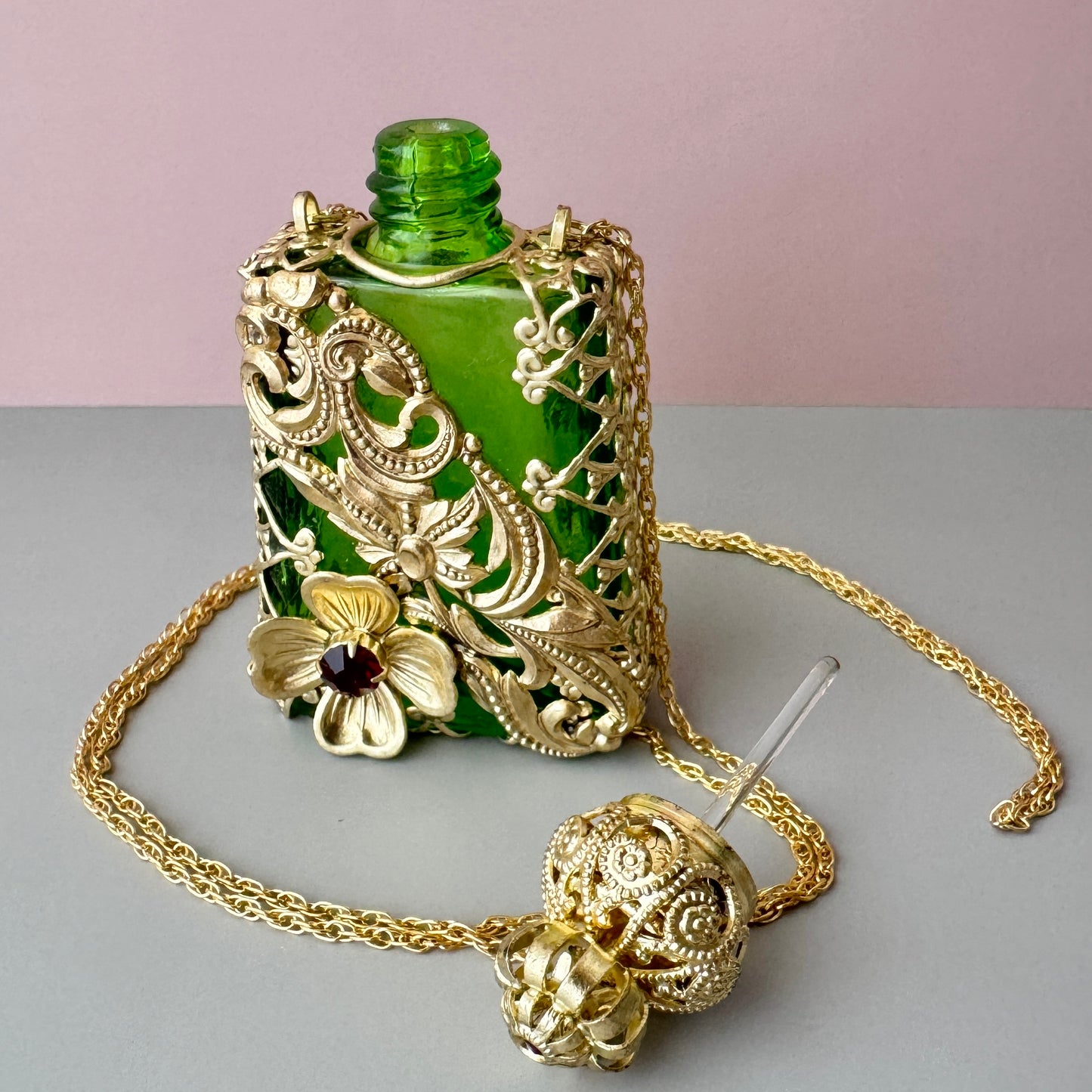 Czech Handmade Perfume Bottle 【po-0235】