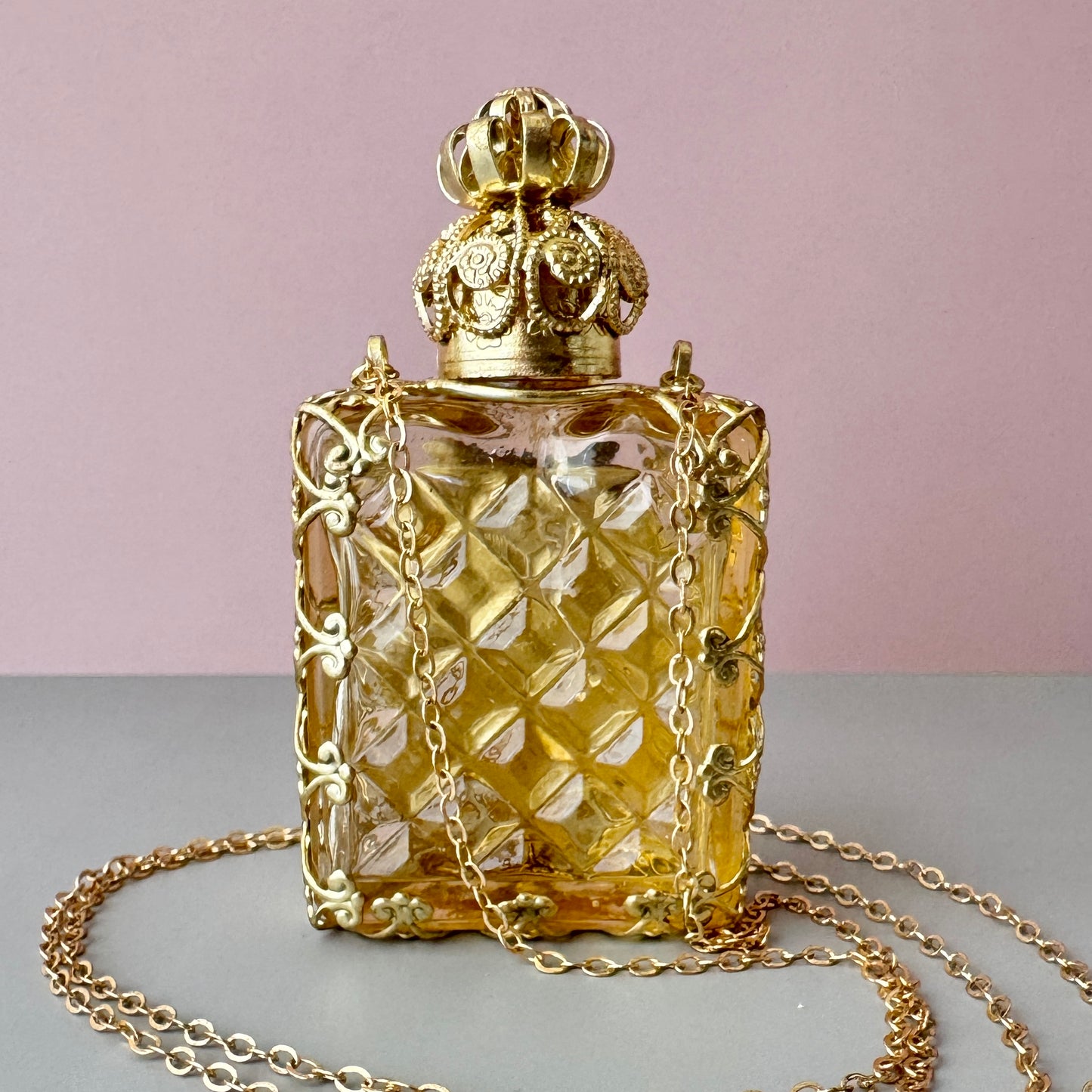 Czech Handmade Perfume Bottle 【po-0242】