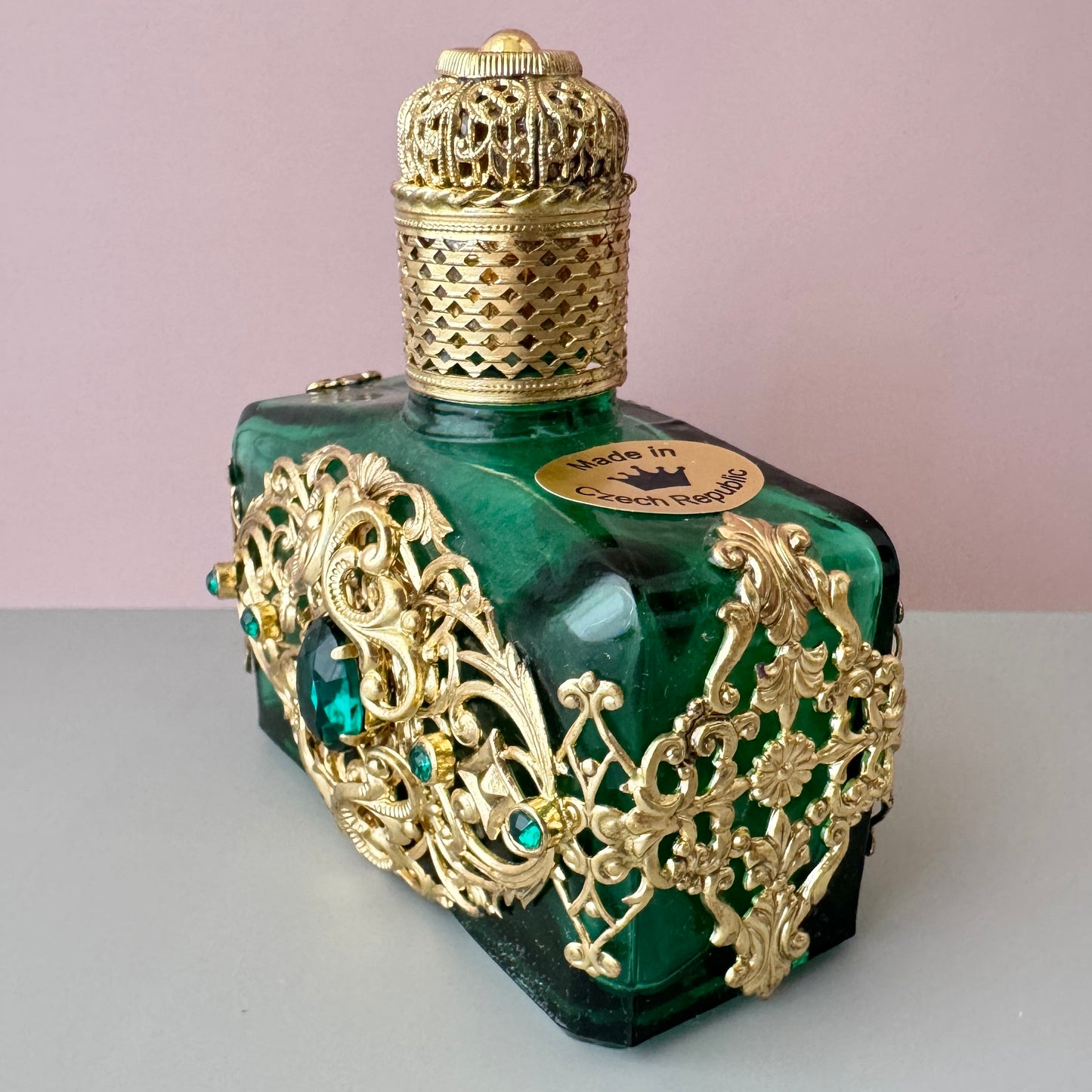 Czech Handmade Perfume Bottle 【po-0246】