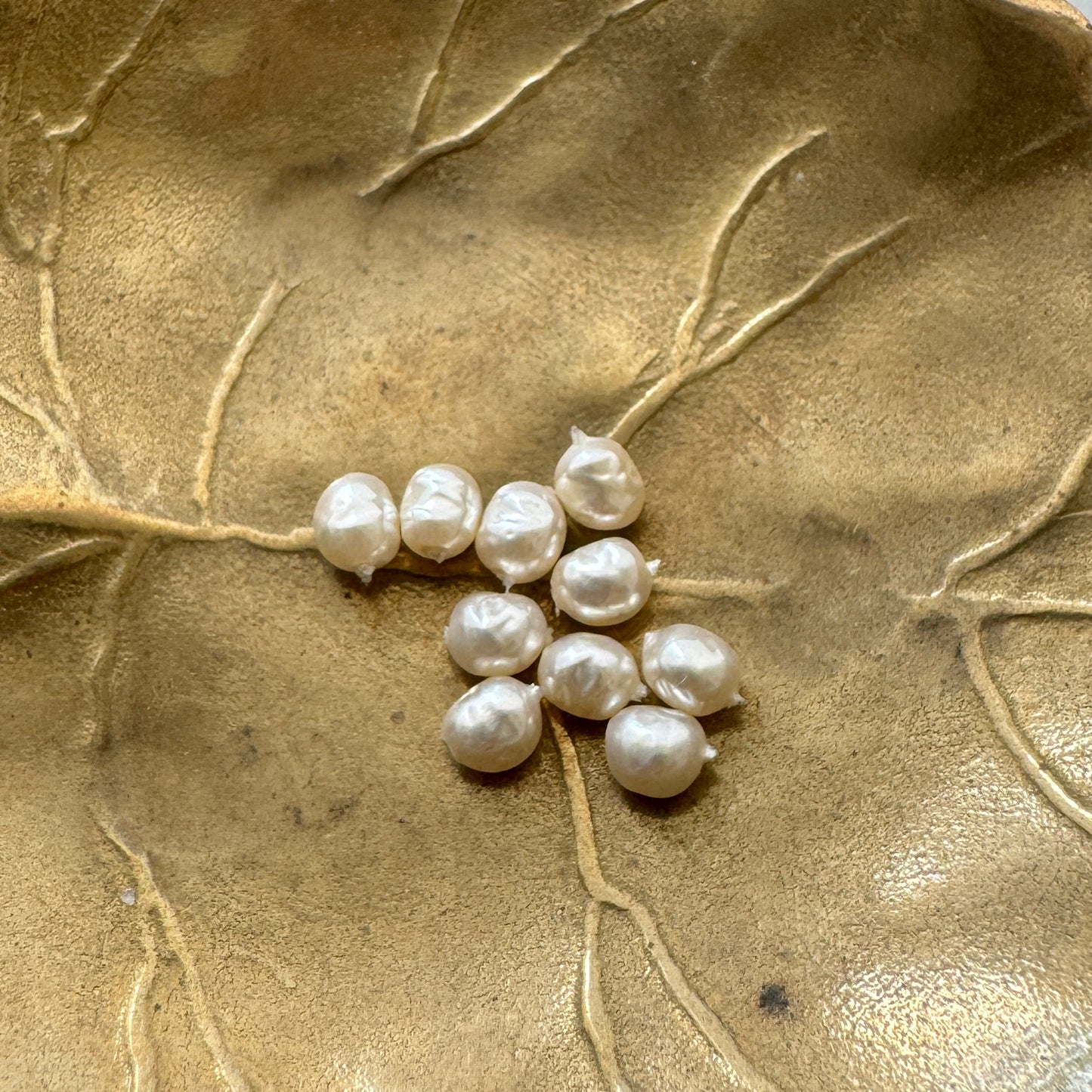 Japan VIntage Baroque Pearl 3.5-4mm