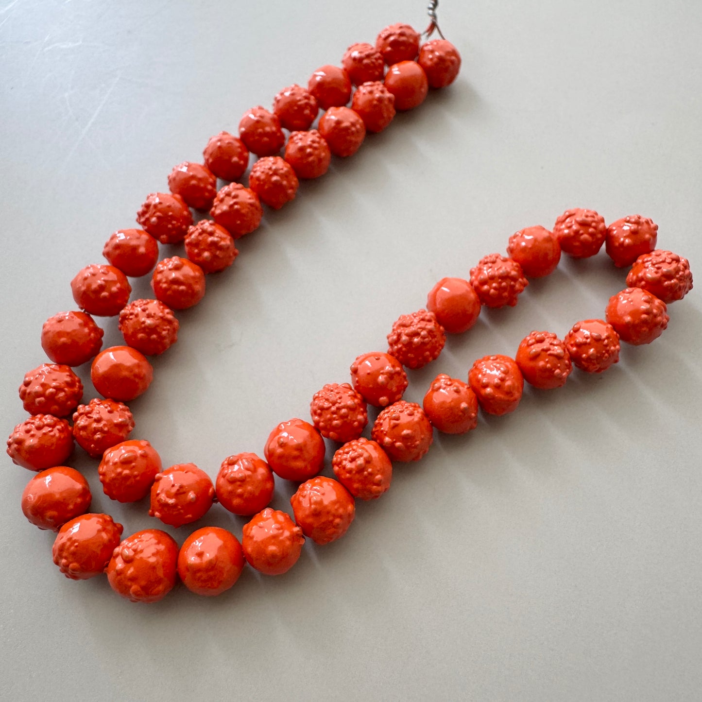Japan Vintage Kokake Glass Beads 6.5-7.5mm