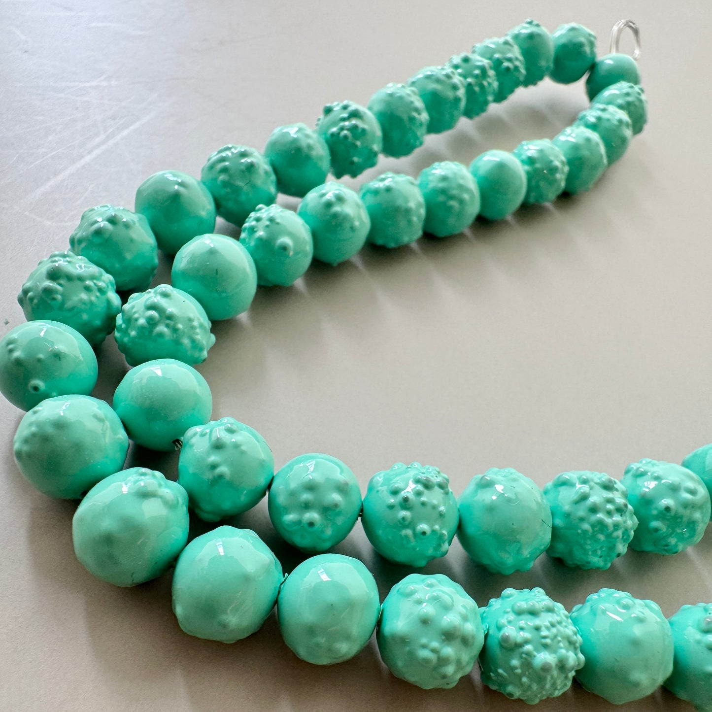Japan Vintage Kokake Glass Beads 6.5-7.5mm