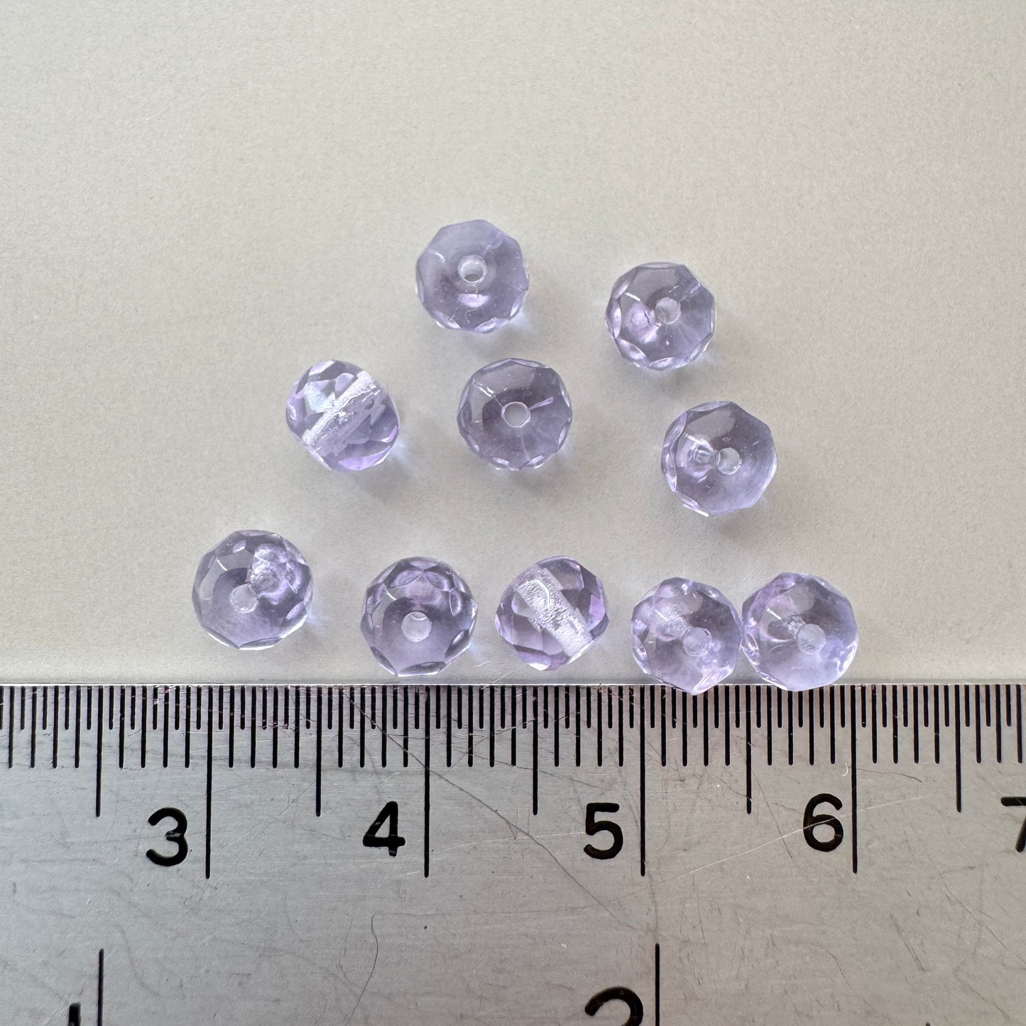 Czech Fire Polish Beads Donut Alexandrite 5x3mm【10 pcs】