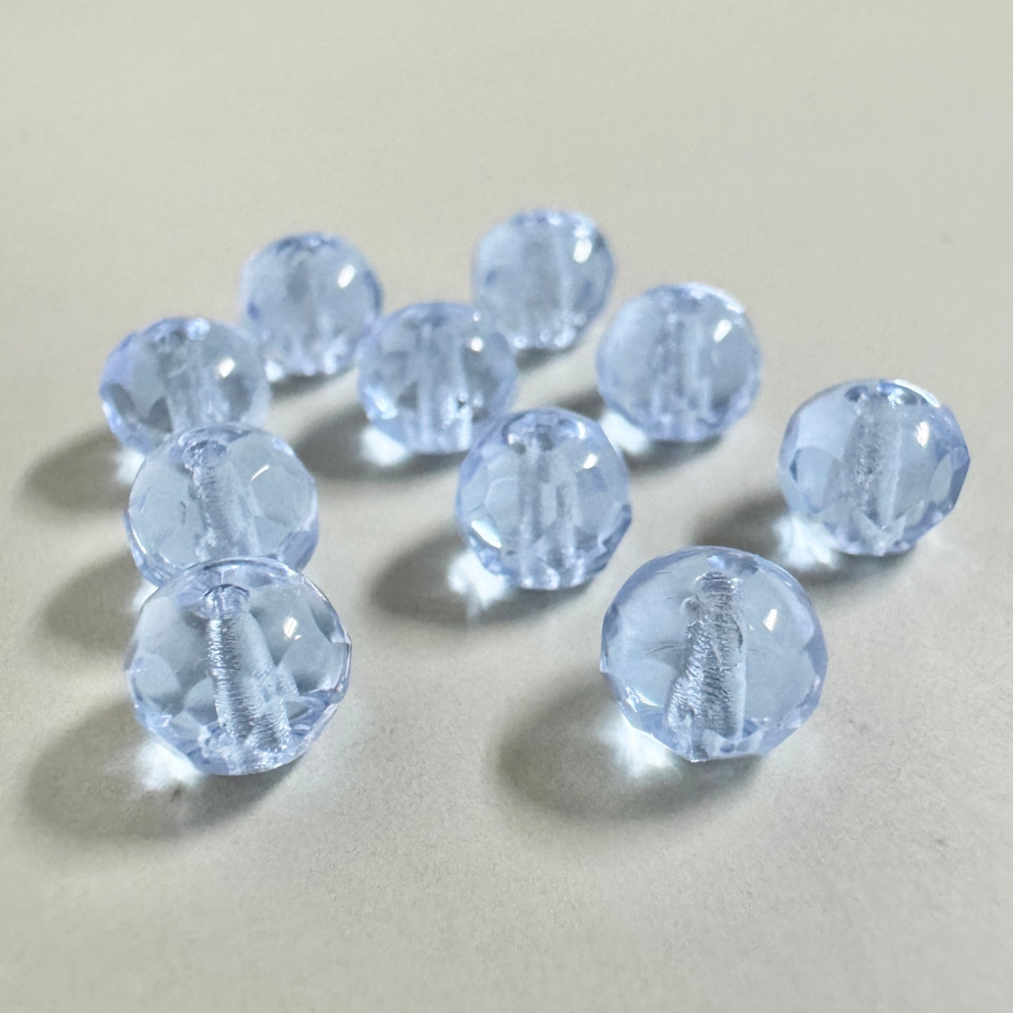 Czech Fire Polish Beads Donut Alexandrite 5x3mm【10 pcs】