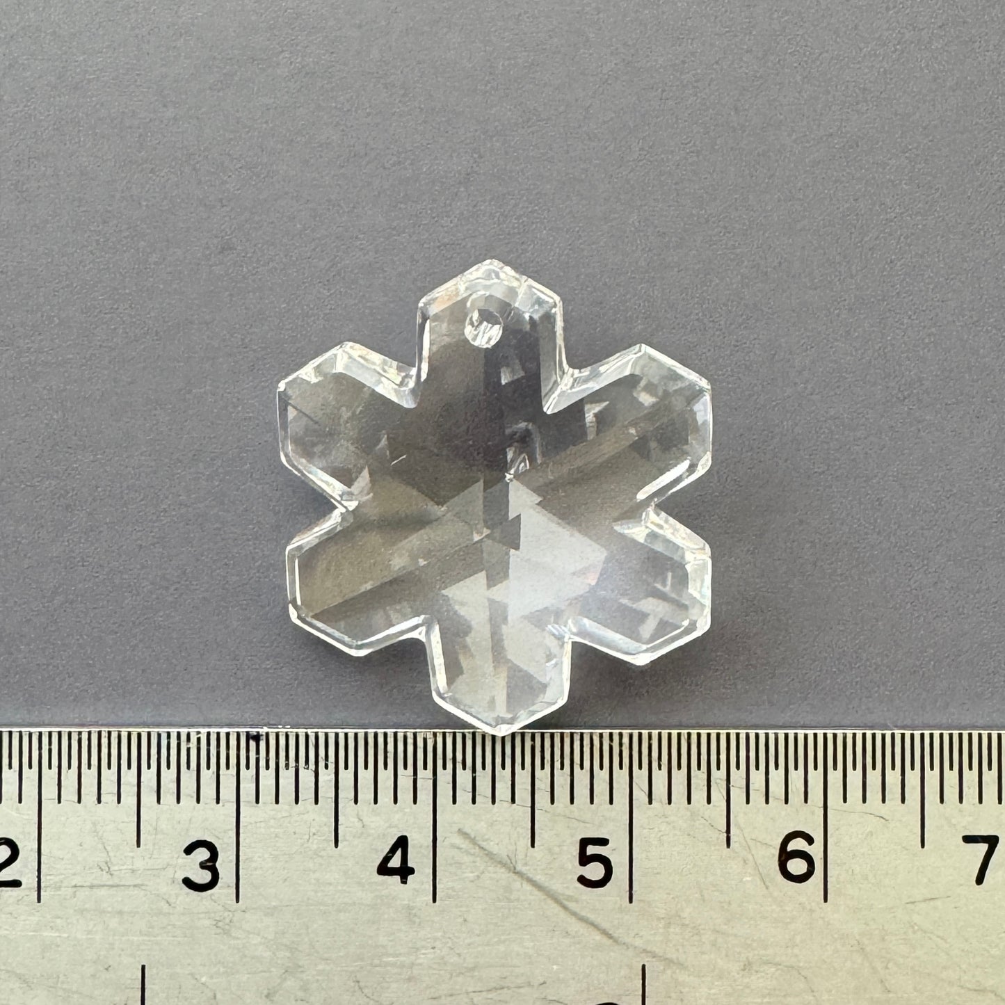 Vintage Swarovski Crystal Snow Flake Pendant 20mm