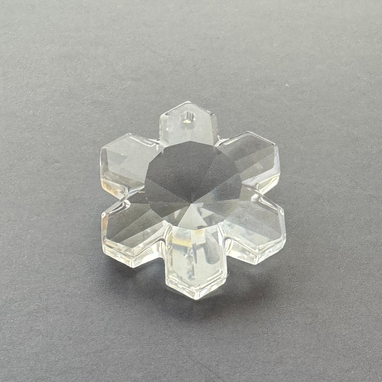 Vintage Swarovski Crystal Snow Flake Pendant 25mm