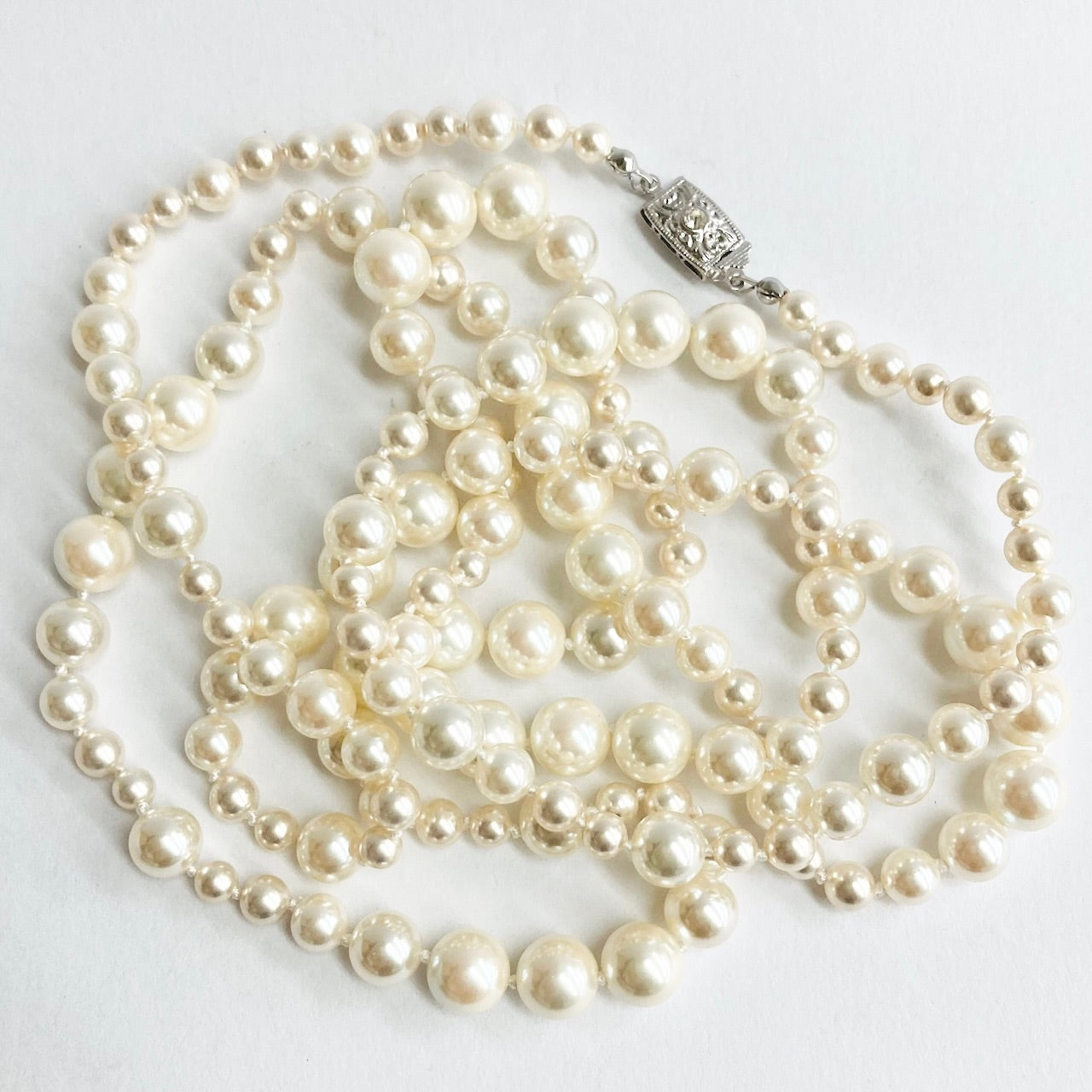 【Made in Japan】Shell Pearl Long Necklace SP04