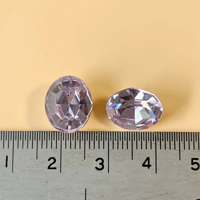 Vintage Swarovski #286 Alexandrite Oval 12×10mm