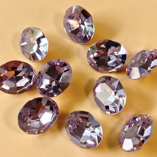 Vintage Swarovski #286 Alexandrite Oval 12×10mm