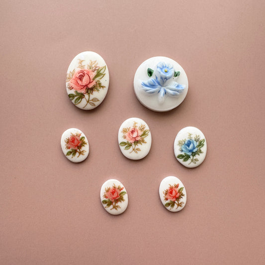 Special Set [Flower Cabochon Mix] 25MX_06