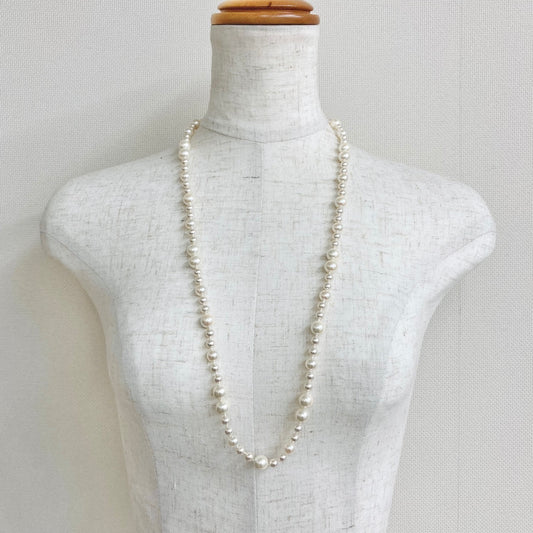 【Made in Japan】Shell Pearl Opera Necklace SP03