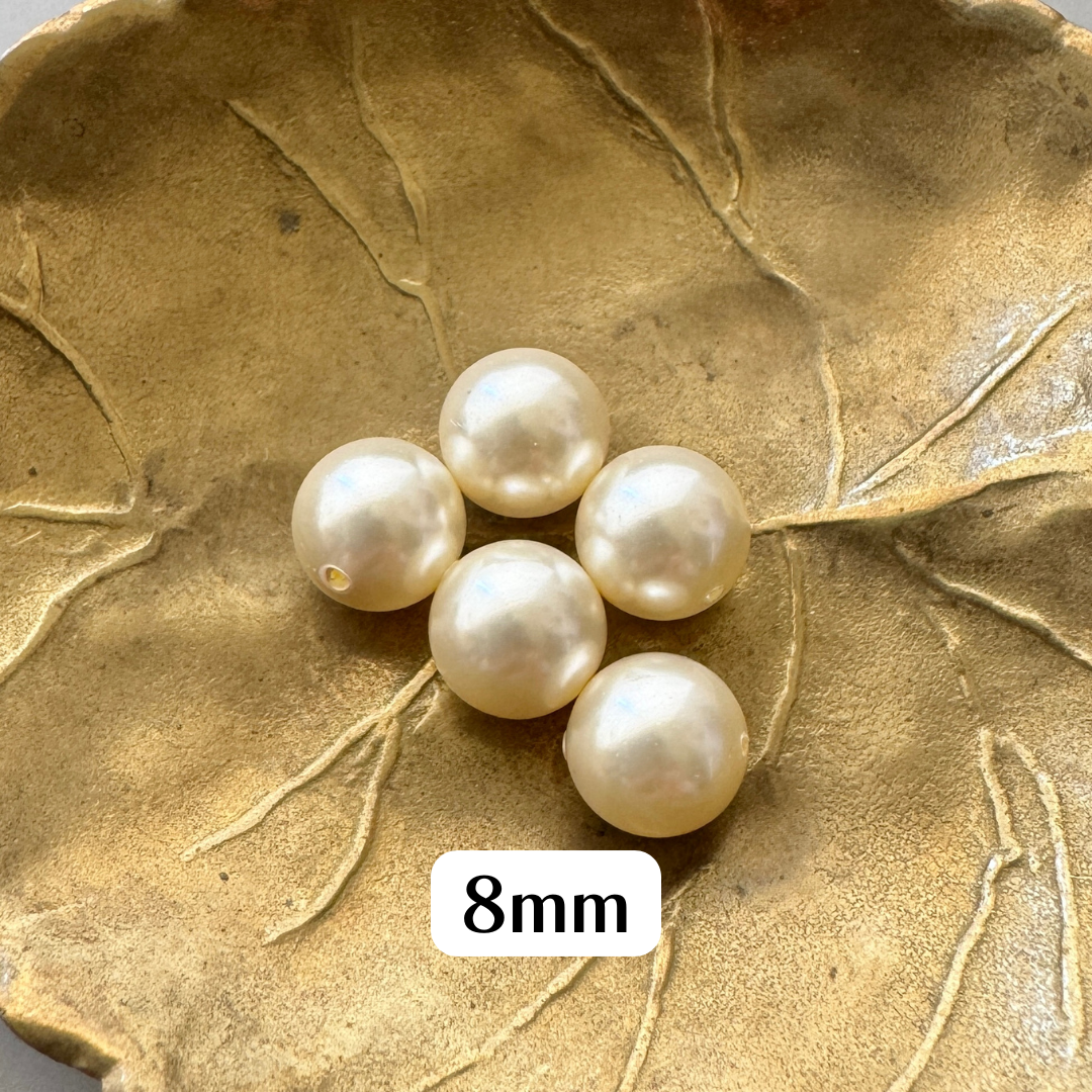 #5810 Swarovski Glass Pearl Crystal Cream【4/6/8/10/12mm】