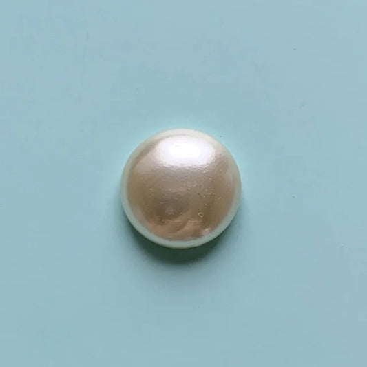 Czech Glass Pearl Round Creme 13mm