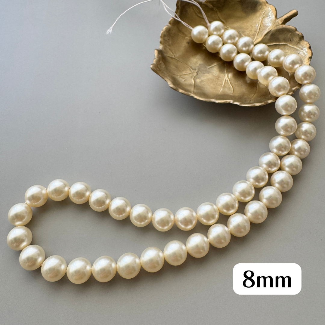 #5810 Swarovski Glass Pearl Crystal Cream【4/6/8/10/12mm】