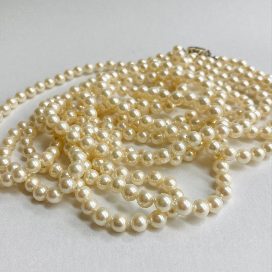 【Made in Japan】Shell Pearl Super Long Necklace SP06