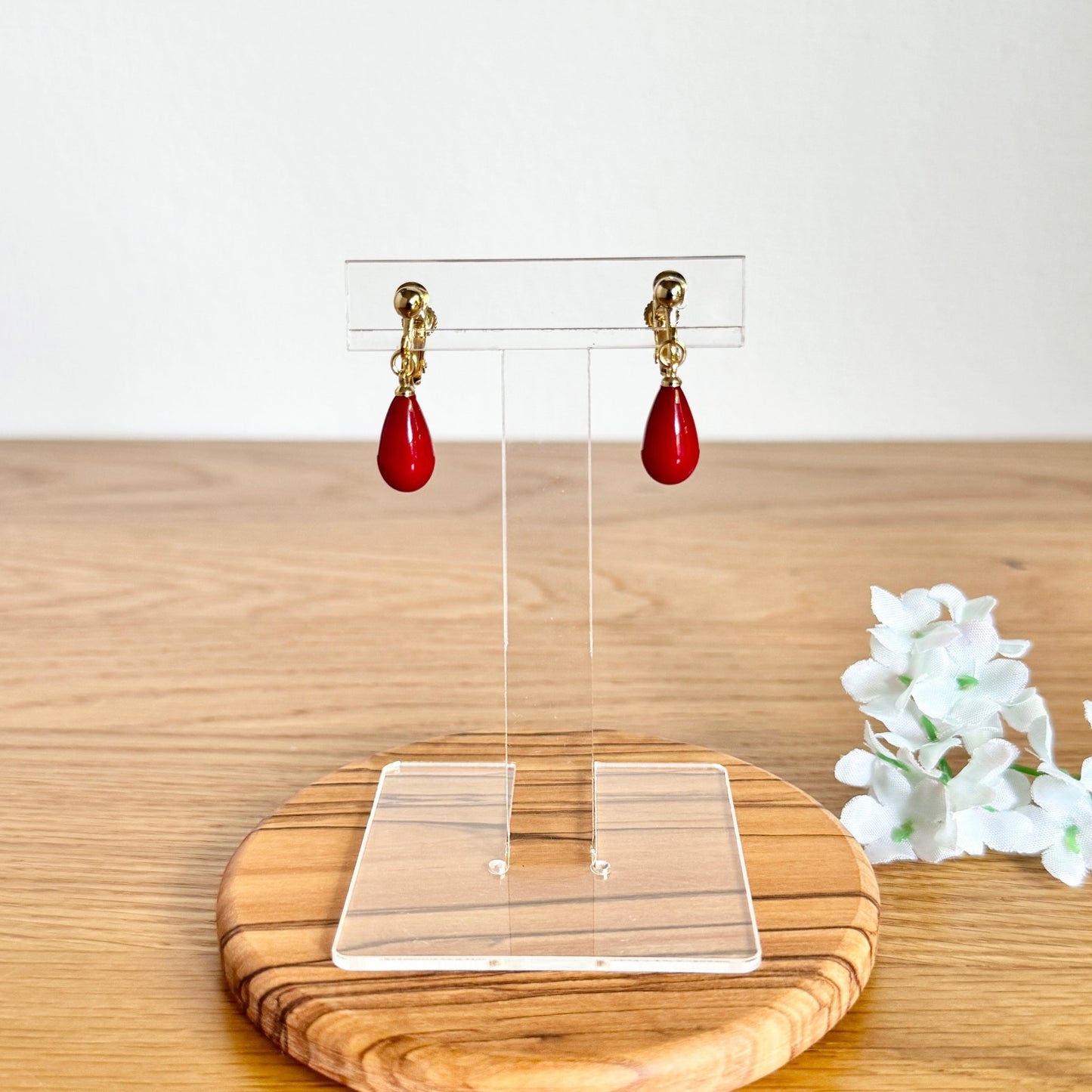 【Made in Japan 】AKADAMA Drop Earrings 【04】