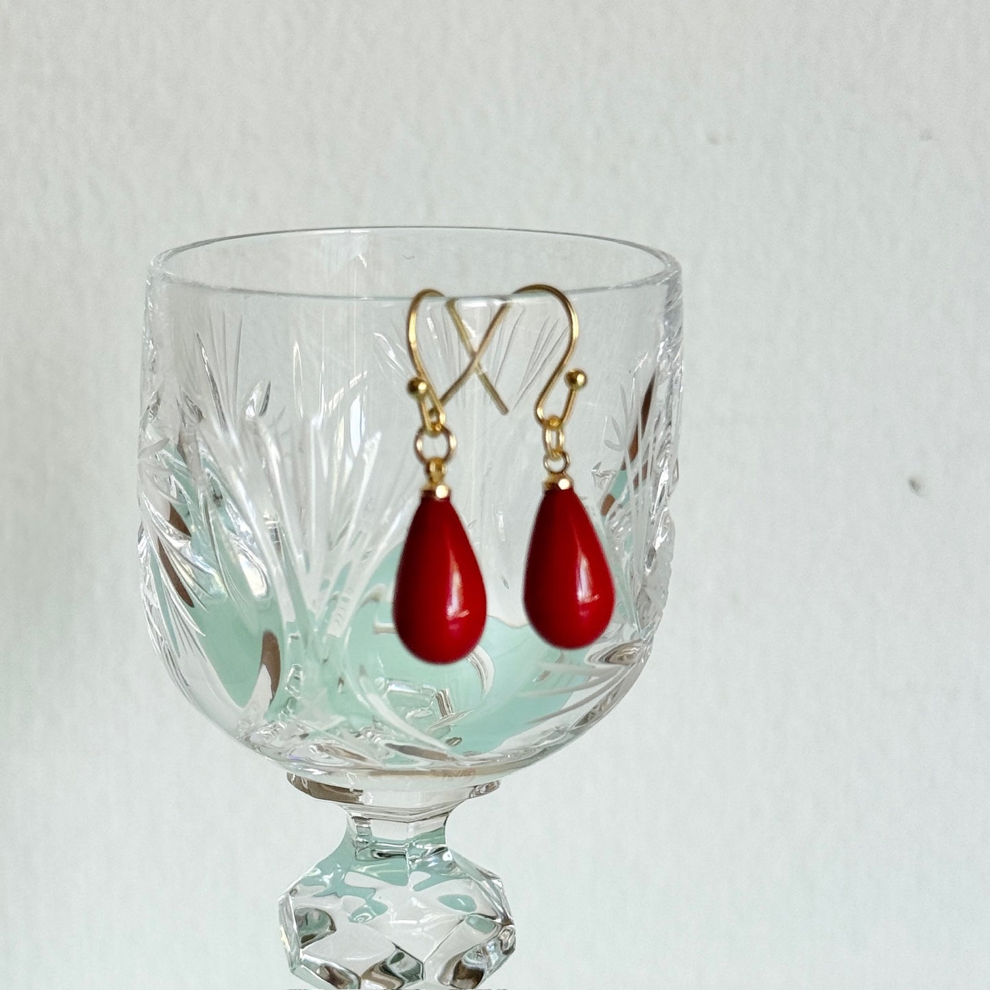 【Made in Japan 】AKADAMA Drop Earrings 【04】