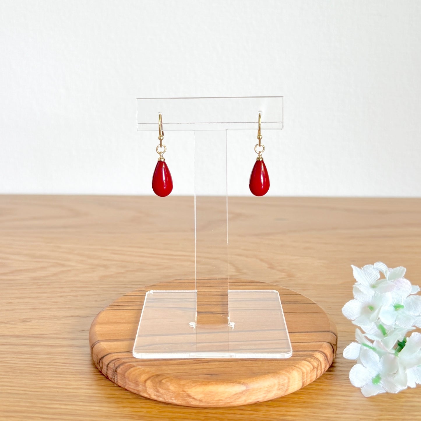 【Made in Japan 】AKADAMA Drop Earrings 【04】