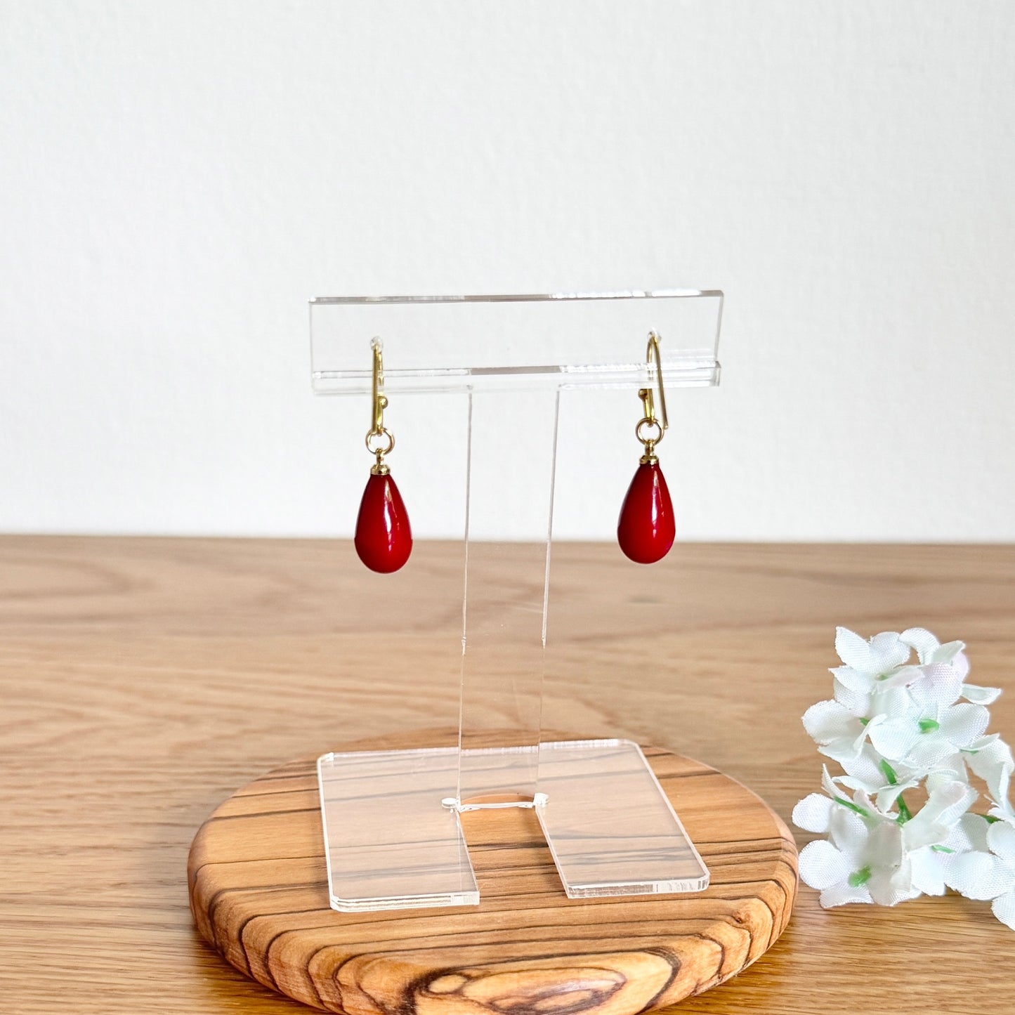 【Made in Japan 】AKADAMA Drop Earrings 【04】