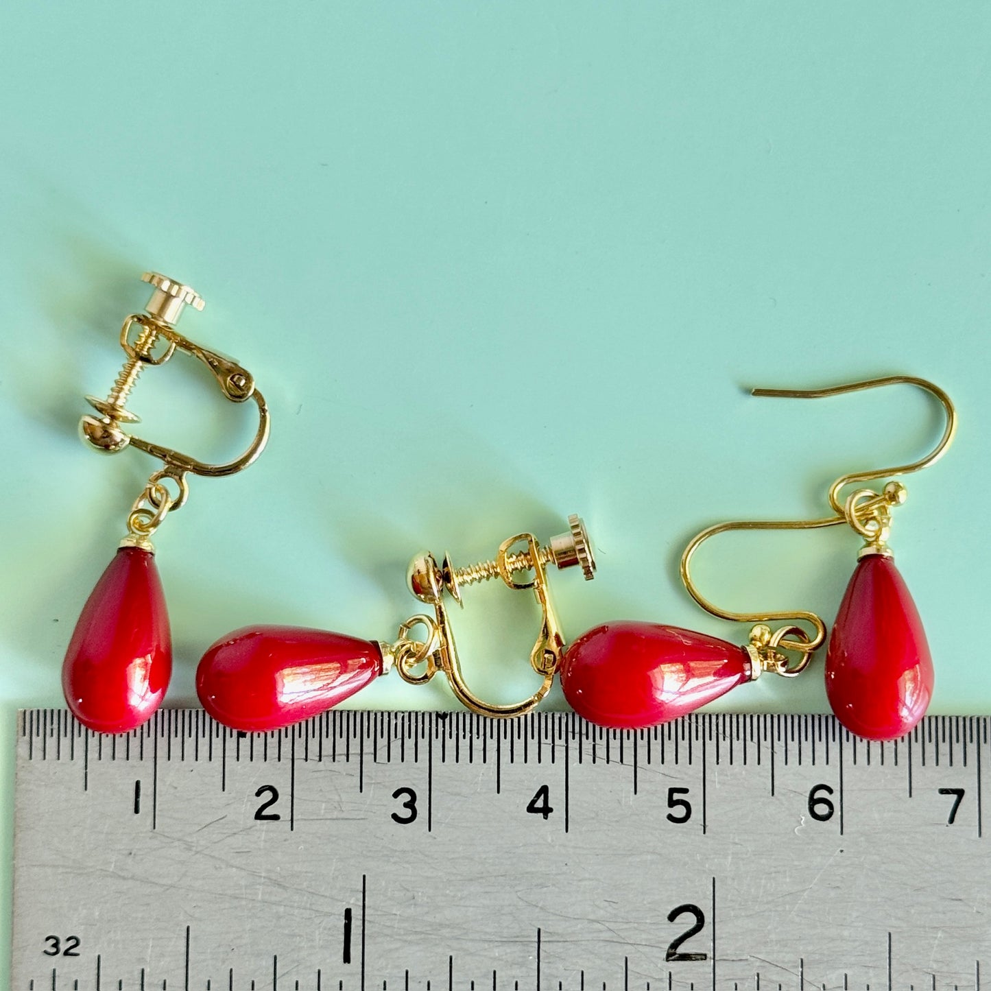 【Made in Japan 】AKADAMA Drop Earrings 【04】