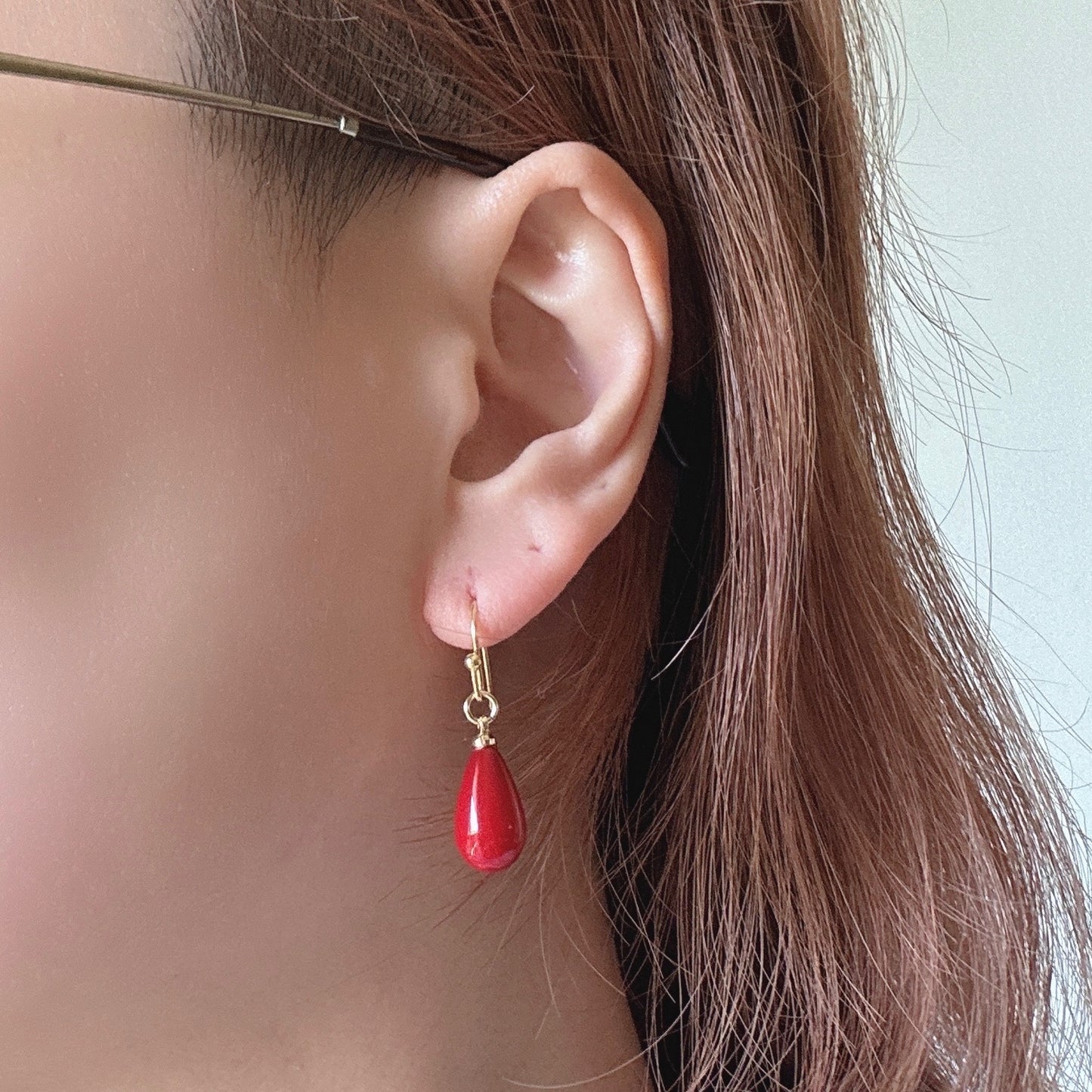 【Made in Japan 】AKADAMA Drop Earrings 【04】