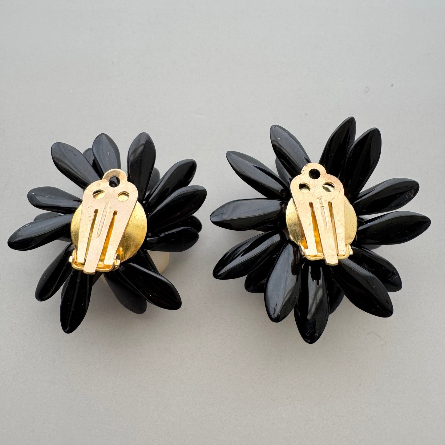 Czech Vintage Beads Flower Earrings