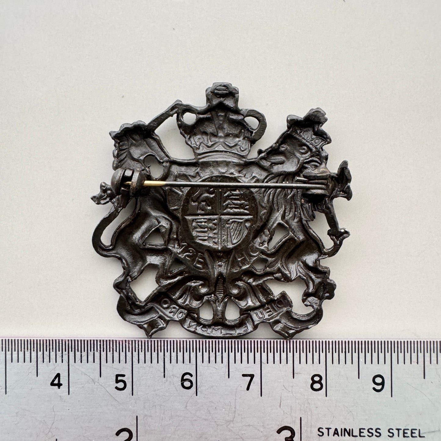 USA Vintage Metal Brooch Emblem